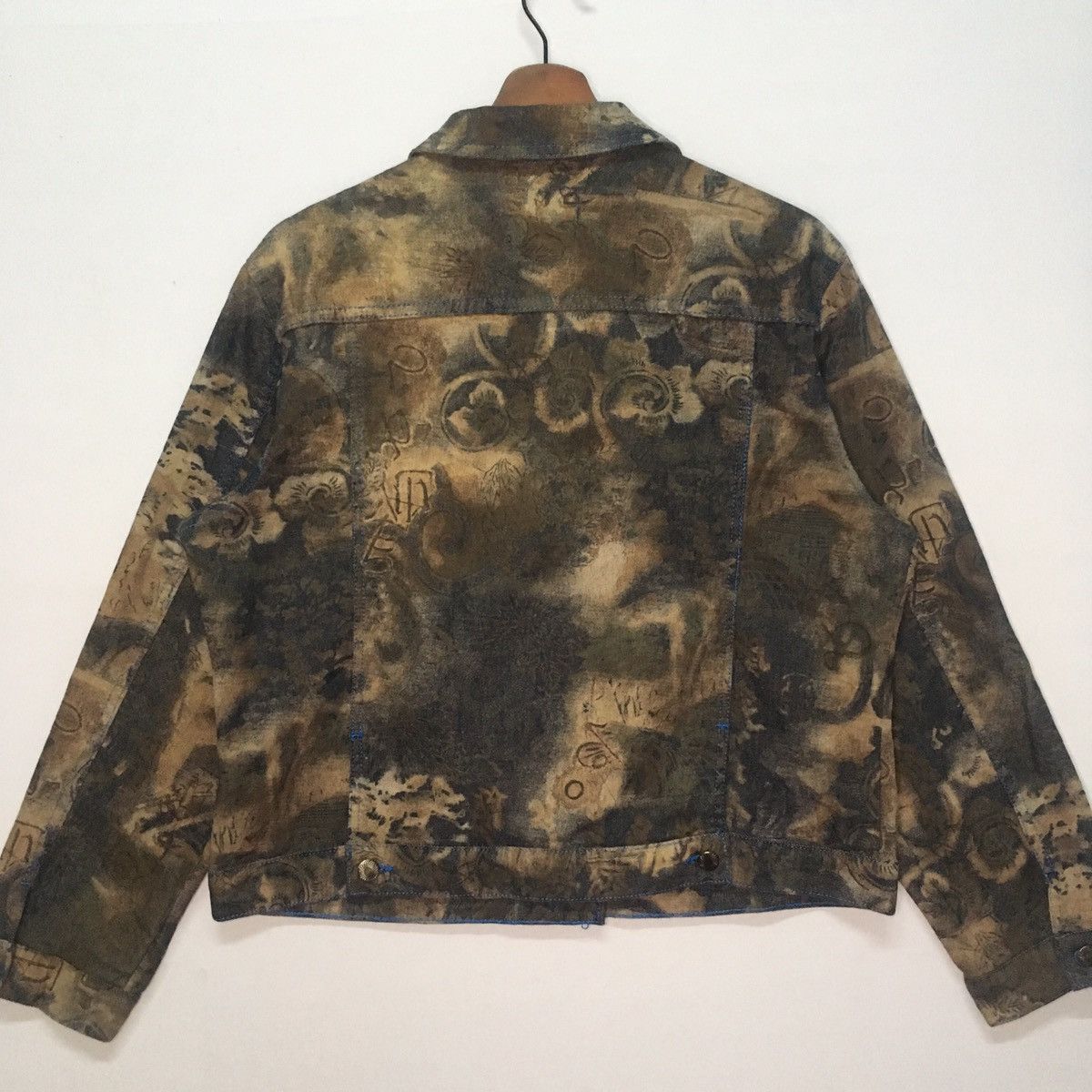 Japanese Brand 💥💥 RARE!! Vintage De Amechi Denim Jacket Like Acid Wash Size US M / EU 48-50 / 2 - 10 Thumbnail