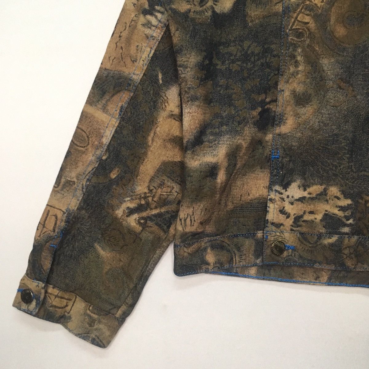Japanese Brand 💥💥 RARE!! Vintage De Amechi Denim Jacket Like Acid Wash Size US M / EU 48-50 / 2 - 11 Thumbnail