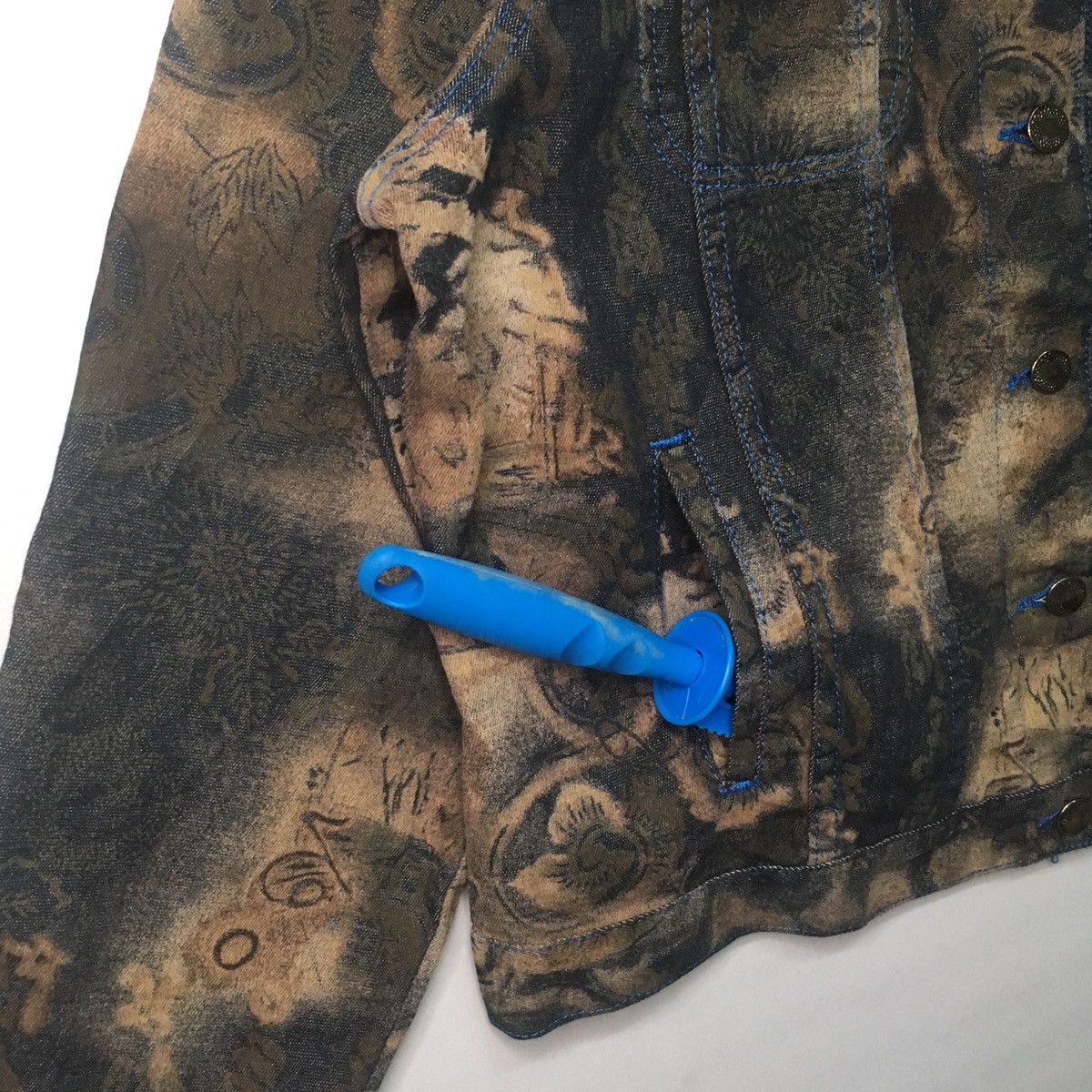 Japanese Brand 💥💥 RARE!! Vintage De Amechi Denim Jacket Like Acid Wash Size US M / EU 48-50 / 2 - 6 Thumbnail