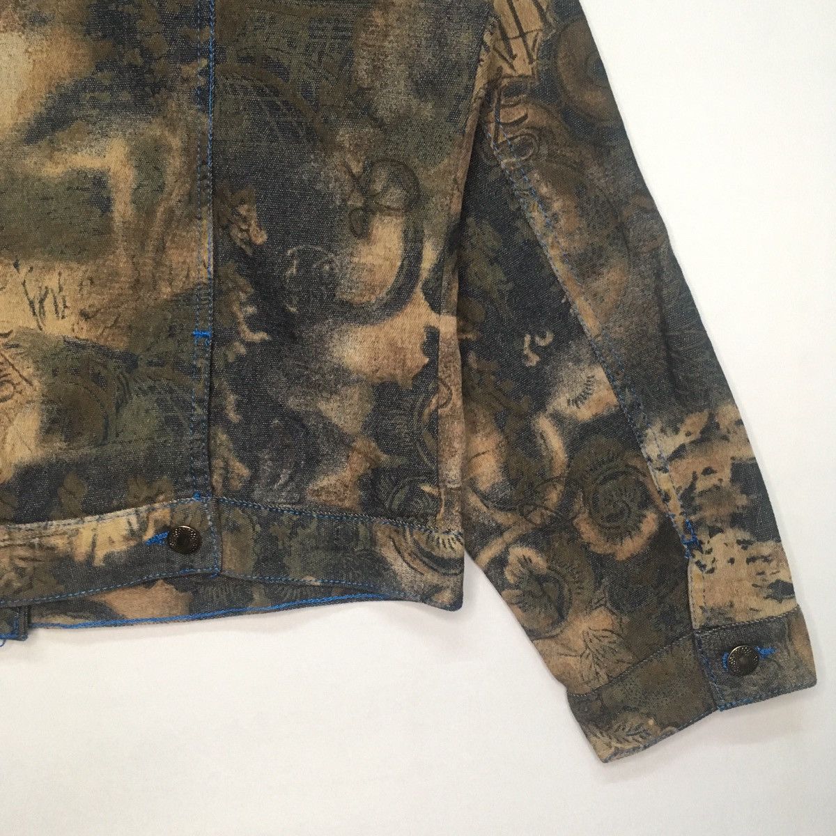 Japanese Brand 💥💥 RARE!! Vintage De Amechi Denim Jacket Like Acid Wash Size US M / EU 48-50 / 2 - 12 Thumbnail