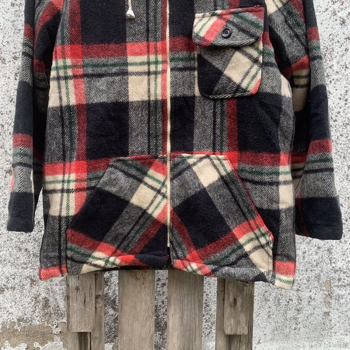Japanese Brand × Seditionaries × Vintage Japanese Vintage Sherpa Fleece Hoodie Wool Zip Ups Jacket Size US S / EU 44-46 / 1 - 4 Thumbnail