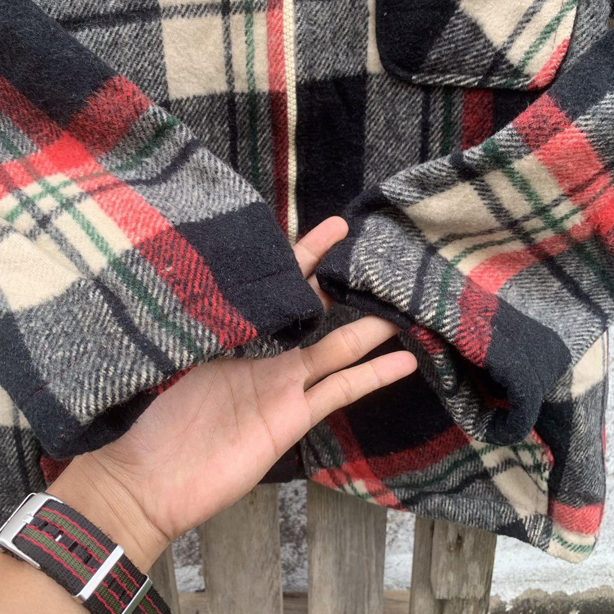 Japanese Brand × Seditionaries × Vintage Japanese Vintage Sherpa Fleece Hoodie Wool Zip Ups Jacket Size US S / EU 44-46 / 1 - 5 Thumbnail
