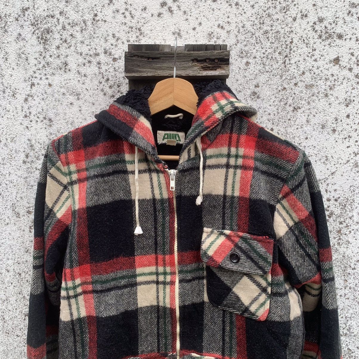 Japanese Brand × Seditionaries × Vintage Japanese Vintage Sherpa Fleece Hoodie Wool Zip Ups Jacket Size US S / EU 44-46 / 1 - 3 Thumbnail