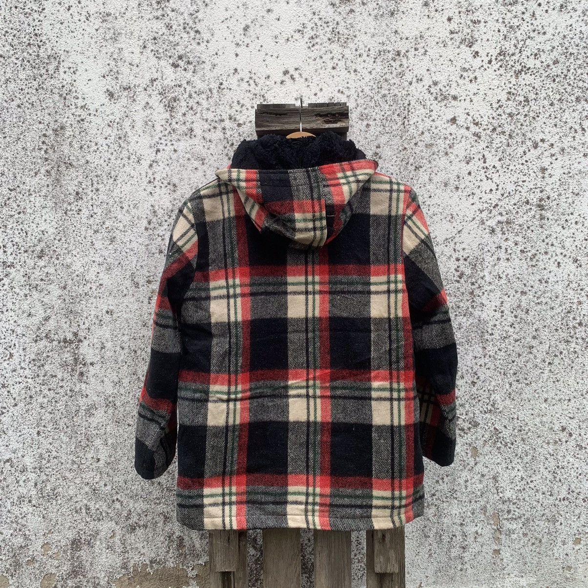 Japanese Brand × Seditionaries × Vintage Japanese Vintage Sherpa Fleece Hoodie Wool Zip Ups Jacket Size US S / EU 44-46 / 1 - 11 Thumbnail
