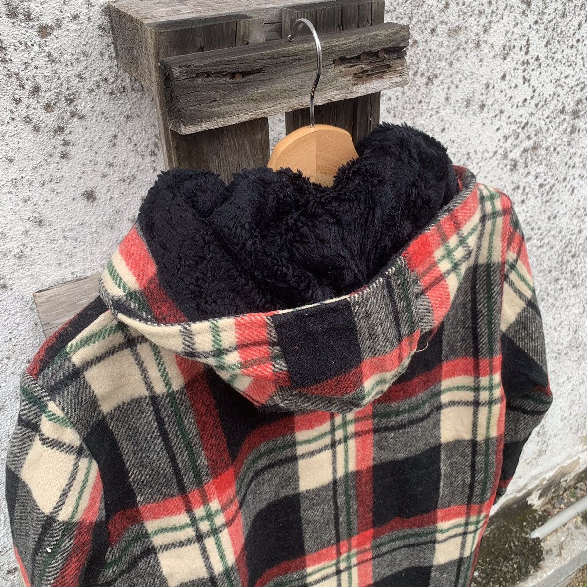 Japanese Brand × Seditionaries × Vintage Japanese Vintage Sherpa Fleece Hoodie Wool Zip Ups Jacket Size US S / EU 44-46 / 1 - 12 Thumbnail