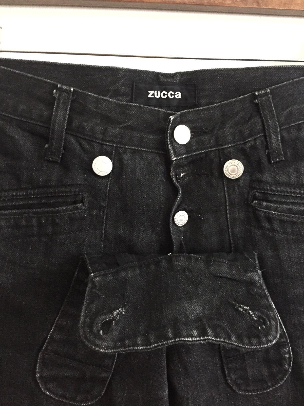 CABANE de ZUCCa 🇯🇵 Made Zucca Button Protection Straight Denim Size US 30 / EU 46 - 6 Thumbnail