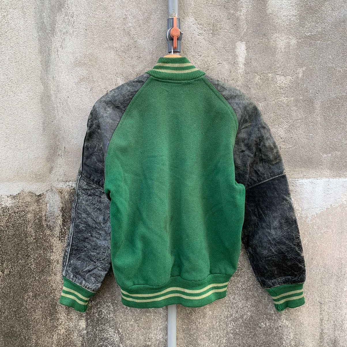 Vintage ACCEPT OFFERS 🛒 Vintage Varsity Leather Sleeve Faded Jacket Size US M / EU 48-50 / 2 - 11 Thumbnail
