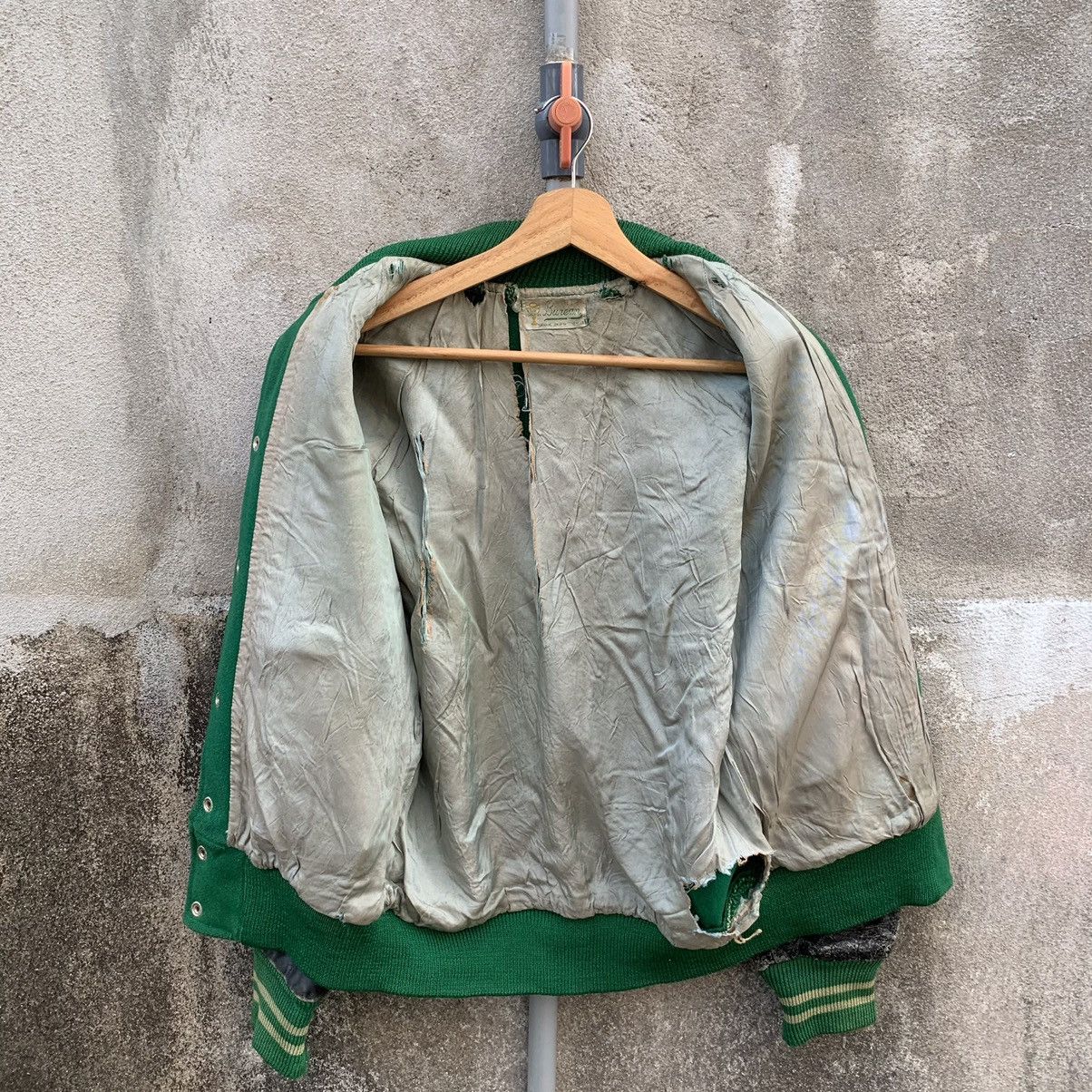 Vintage ACCEPT OFFERS 🛒 Vintage Varsity Leather Sleeve Faded Jacket Size US M / EU 48-50 / 2 - 18 Thumbnail