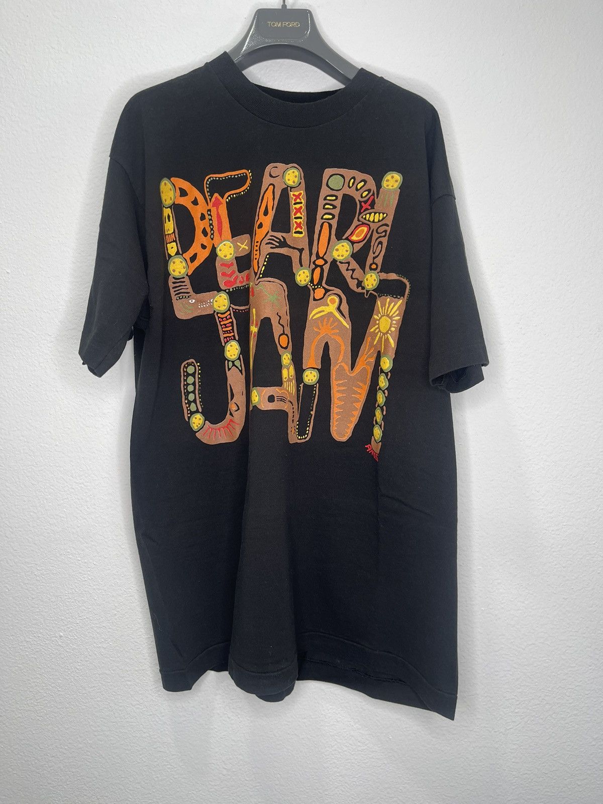 Band Tees Vintage Pearl Jam tour tee Size US XL / EU 56 / 4 - 1 Thumbnail