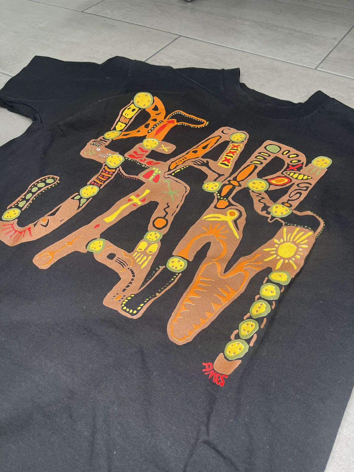 Band Tees Vintage Pearl Jam tour tee Size US XL / EU 56 / 4 - 4 Thumbnail