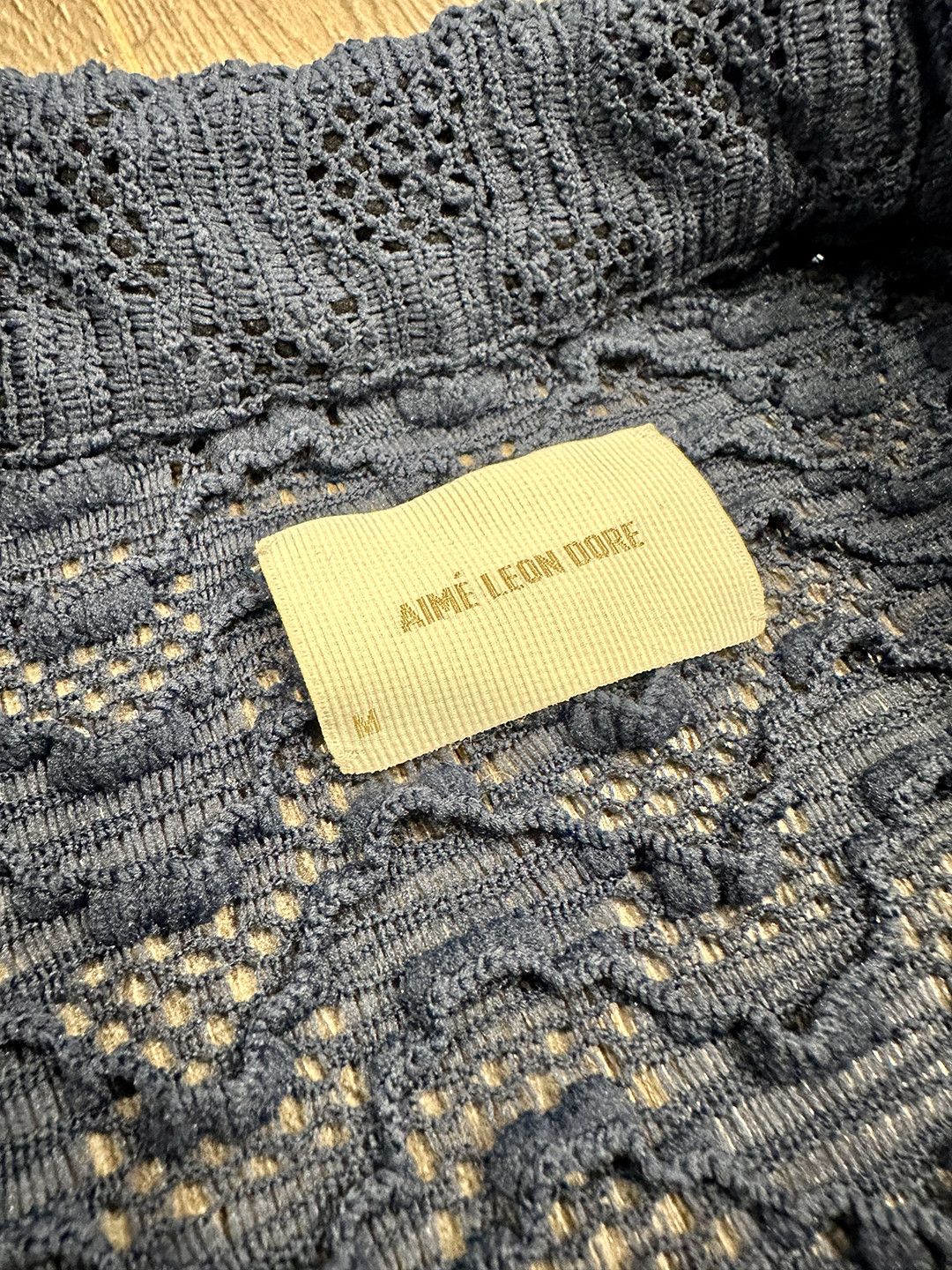 Aime Leon Dore Aime Leon Dore "Rico" Shirt Navy Size US M / EU 48-50 / 2 - 2 Thumbnail