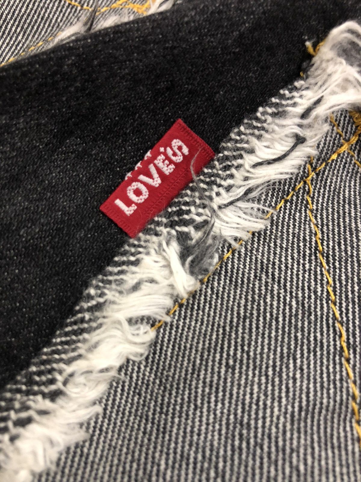 Hysteric Glamour DOPE🔥HG Ozone Rock 🇯🇵 Patchwork Cut Out Flare Denim Size US 29 - 8 Thumbnail