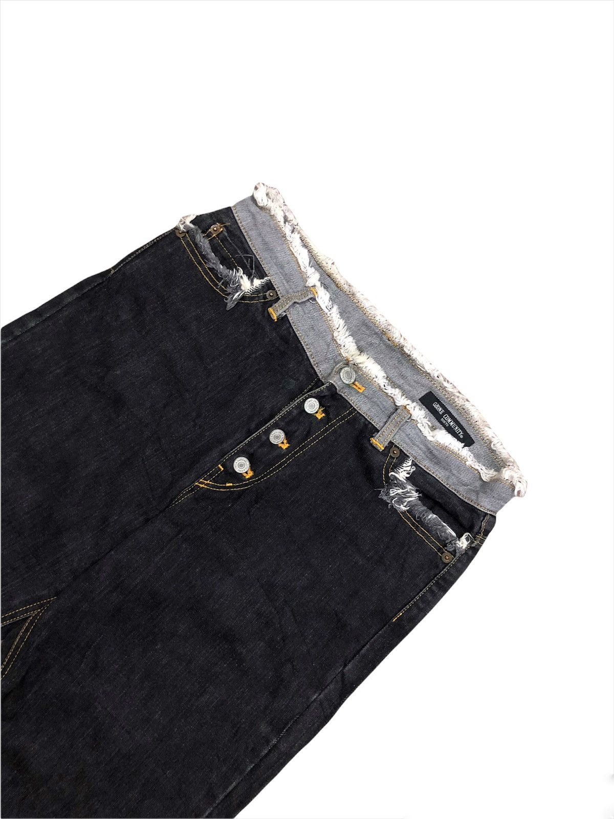 Hysteric Glamour DOPE🔥HG Ozone Rock 🇯🇵 Patchwork Cut Out Flare Denim Size US 29 - 4 Thumbnail