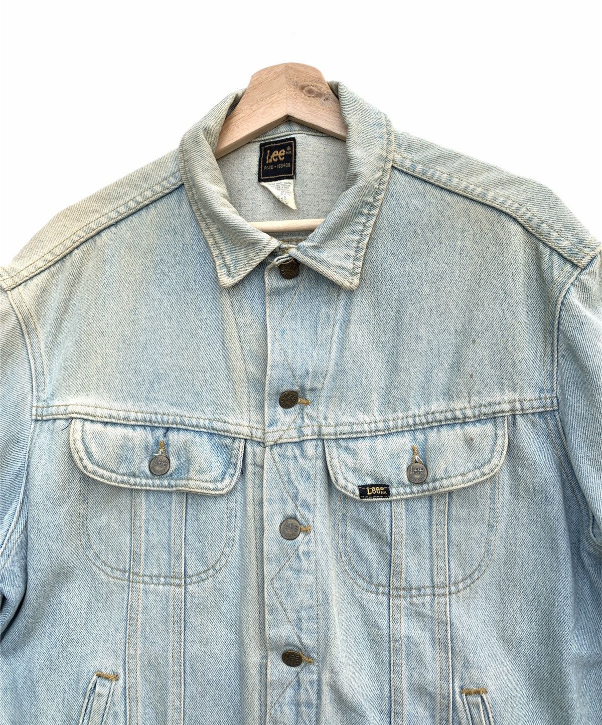 If Six Was Nine × Lee × Vintage Vintage Trucker Lee Made in Usa Faded Colours Size US M / EU 48-50 / 2 - 5 Thumbnail