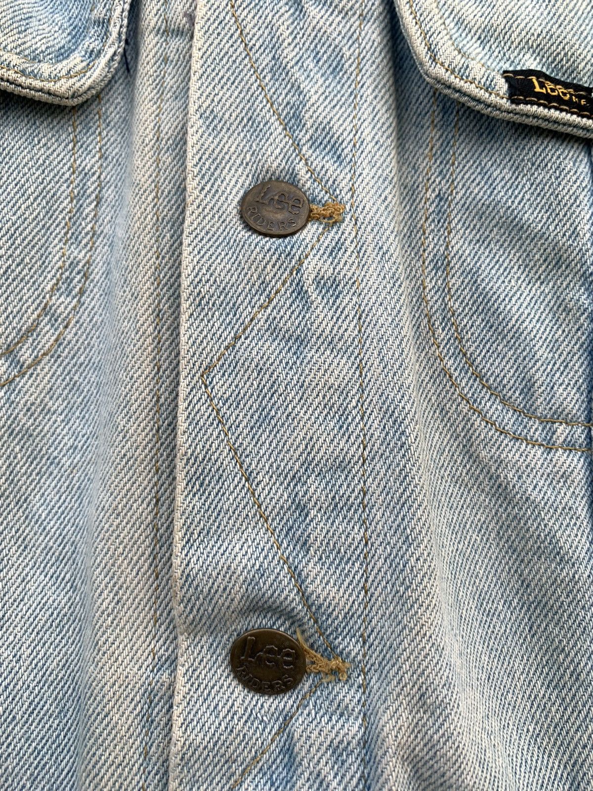 If Six Was Nine × Lee × Vintage Vintage Trucker Lee Made in Usa Faded Colours Size US M / EU 48-50 / 2 - 14 Thumbnail