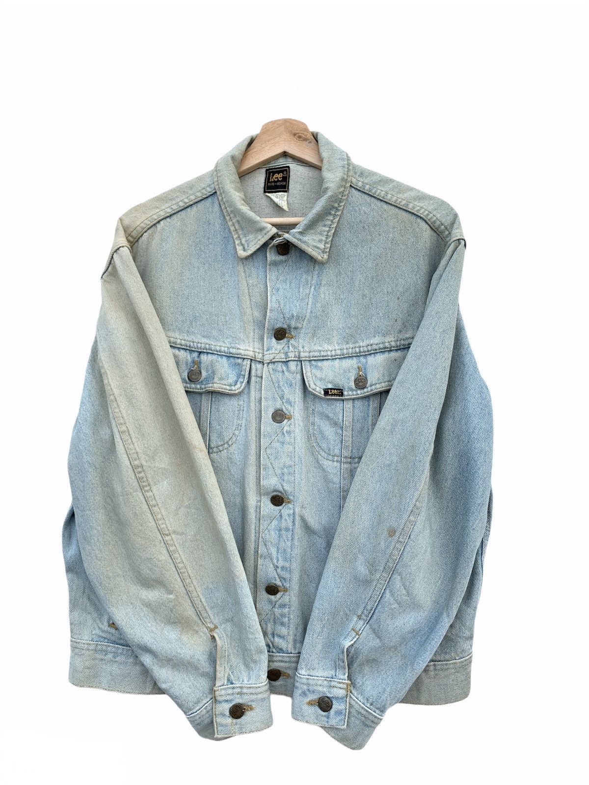 If Six Was Nine × Lee × Vintage Vintage Trucker Lee Made in Usa Faded Colours Size US M / EU 48-50 / 2 - 7 Thumbnail