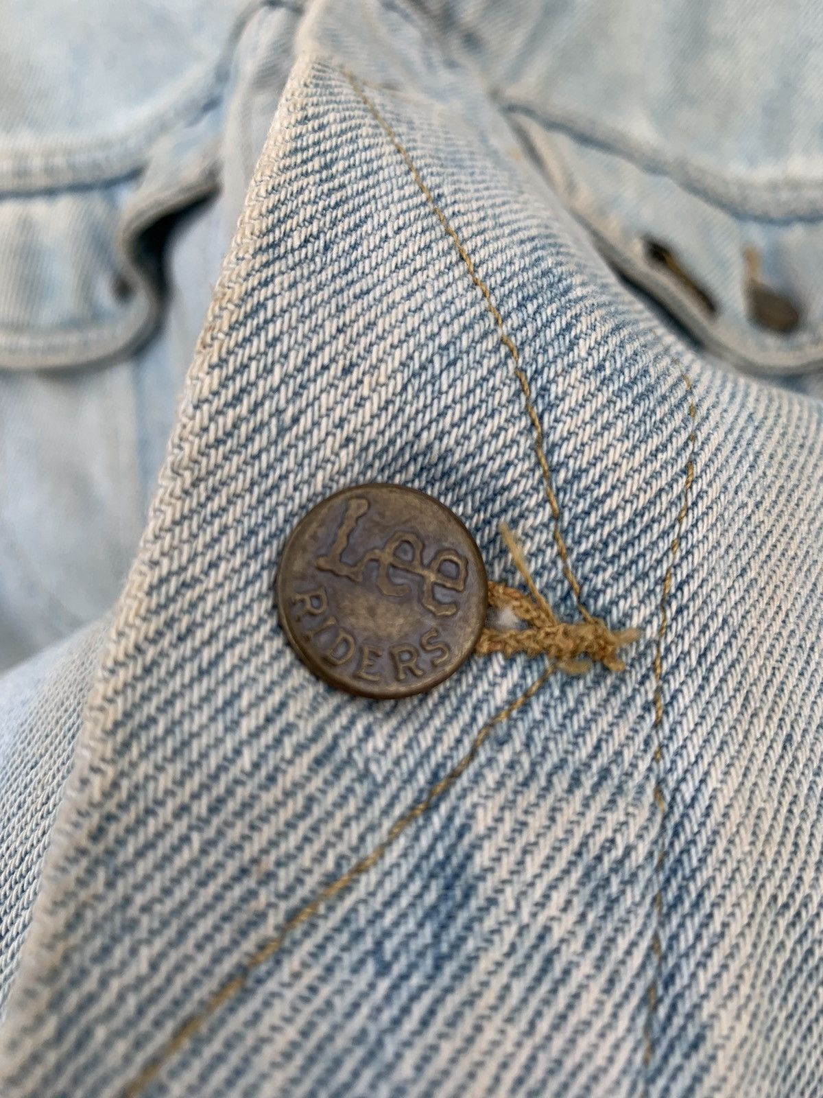 If Six Was Nine × Lee × Vintage Vintage Trucker Lee Made in Usa Faded Colours Size US M / EU 48-50 / 2 - 16 Thumbnail