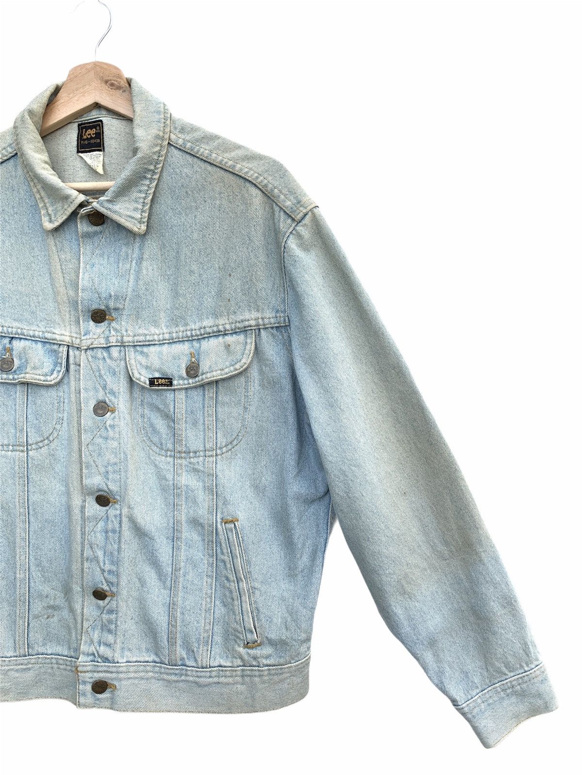 If Six Was Nine × Lee × Vintage Vintage Trucker Lee Made in Usa Faded Colours Size US M / EU 48-50 / 2 - 4 Thumbnail
