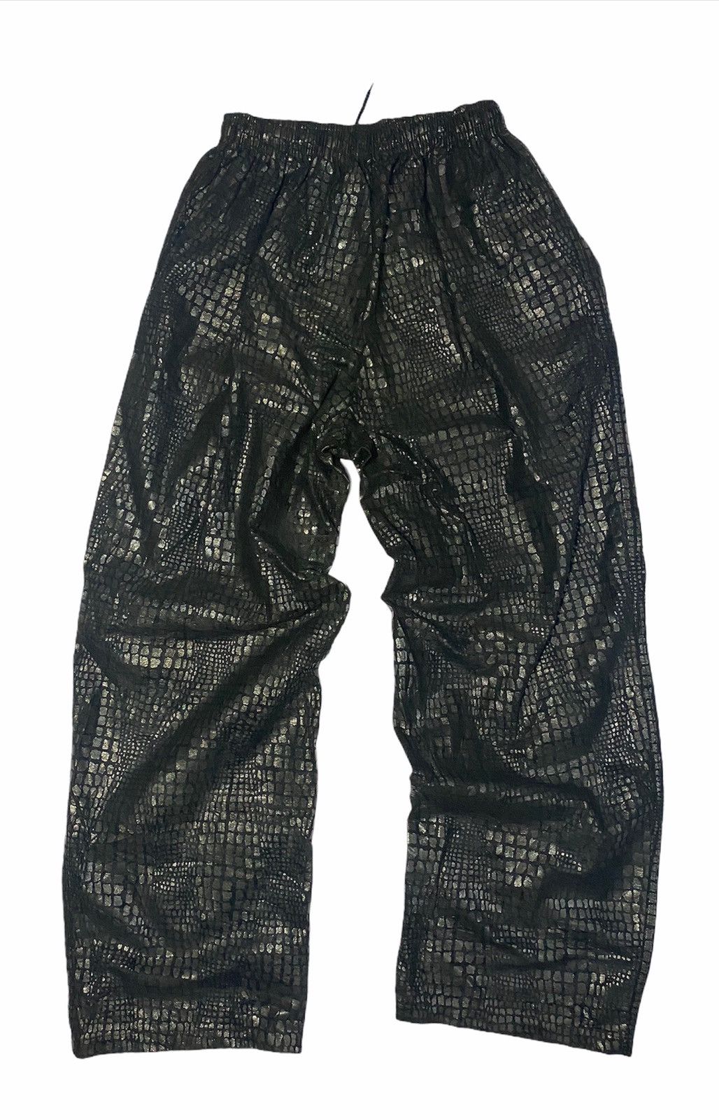 Art Comes First × Designer Black Scales Medusa Embroidered Track Suit Pants Size US 35 - 4 Thumbnail