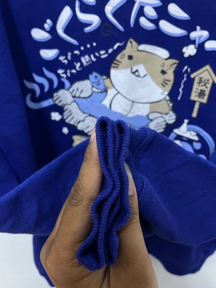 Cartoon Network × Japanese Brand × Vintage Japanese Brand Cartoon Necobuchi San Sweatshirt Big Logo Size US M / EU 48-50 / 2 - 3 Thumbnail