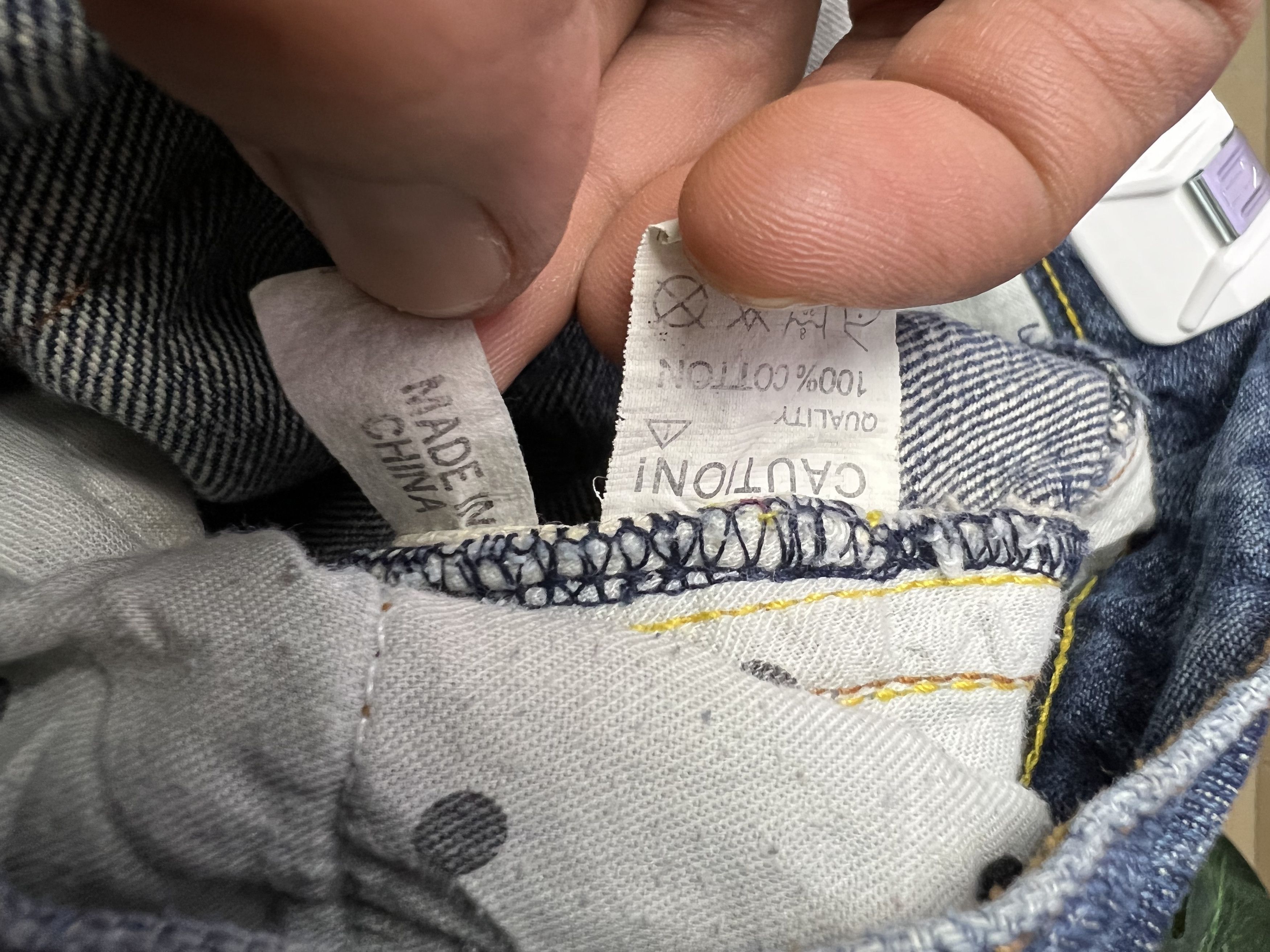 If Six Was Nine 🔥Xanthous Distressed Denim Size US 36 / EU 52 - 20 Thumbnail
