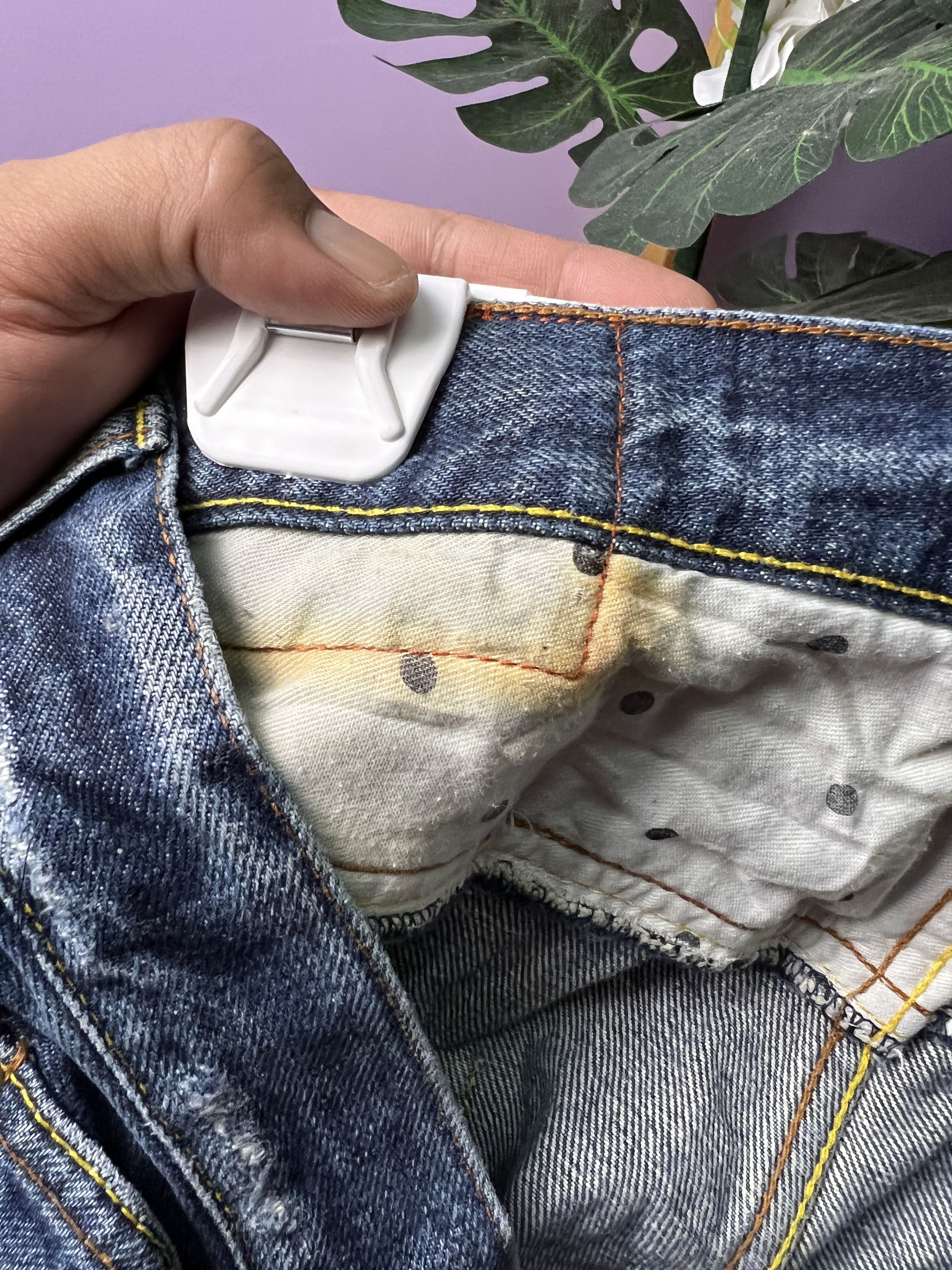 If Six Was Nine 🔥Xanthous Distressed Denim Size US 36 / EU 52 - 18 Thumbnail