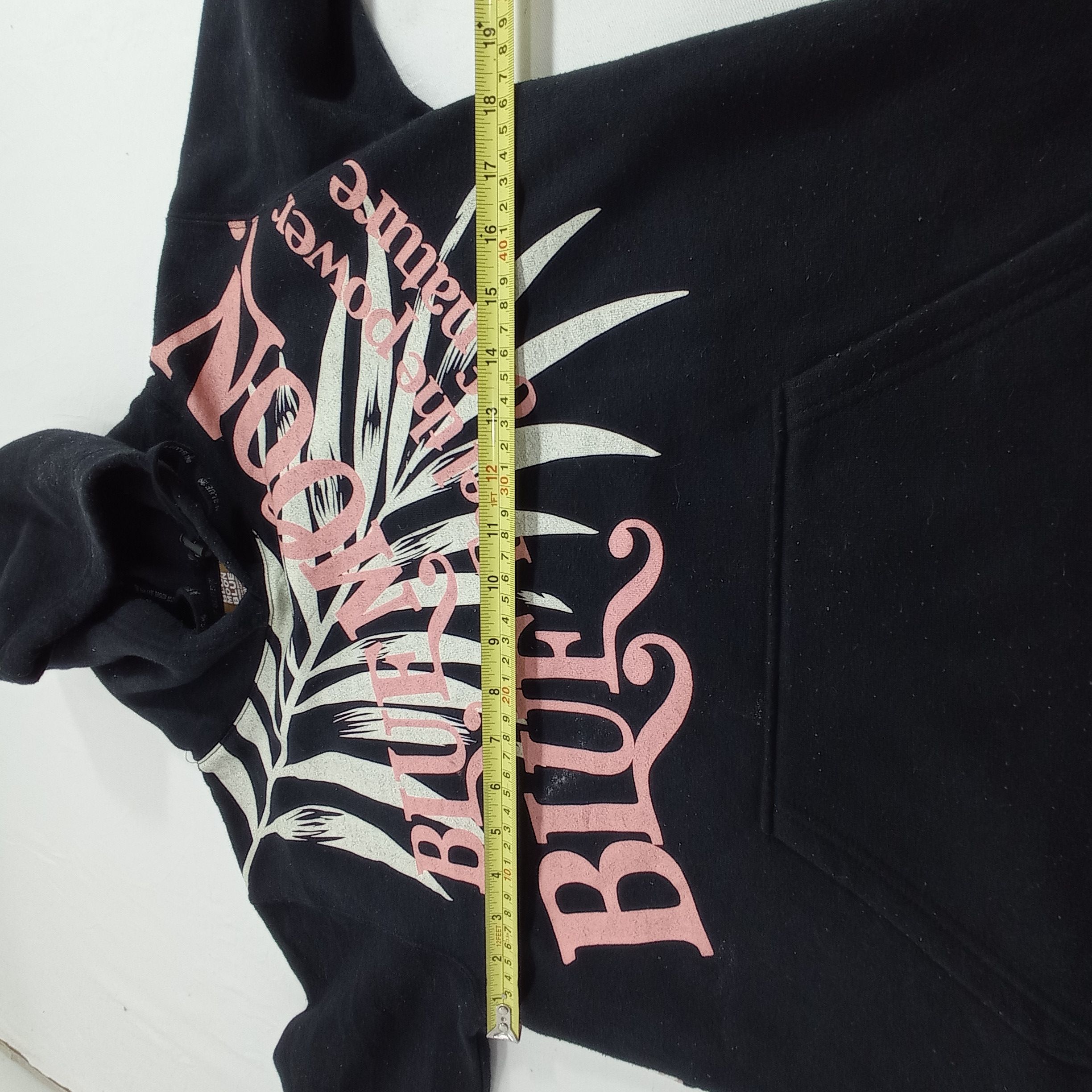 Japanese Brand Blue Moon Over Print Hoodie Sweatshirts Size US S / EU 44-46 / 1 - 12 Thumbnail