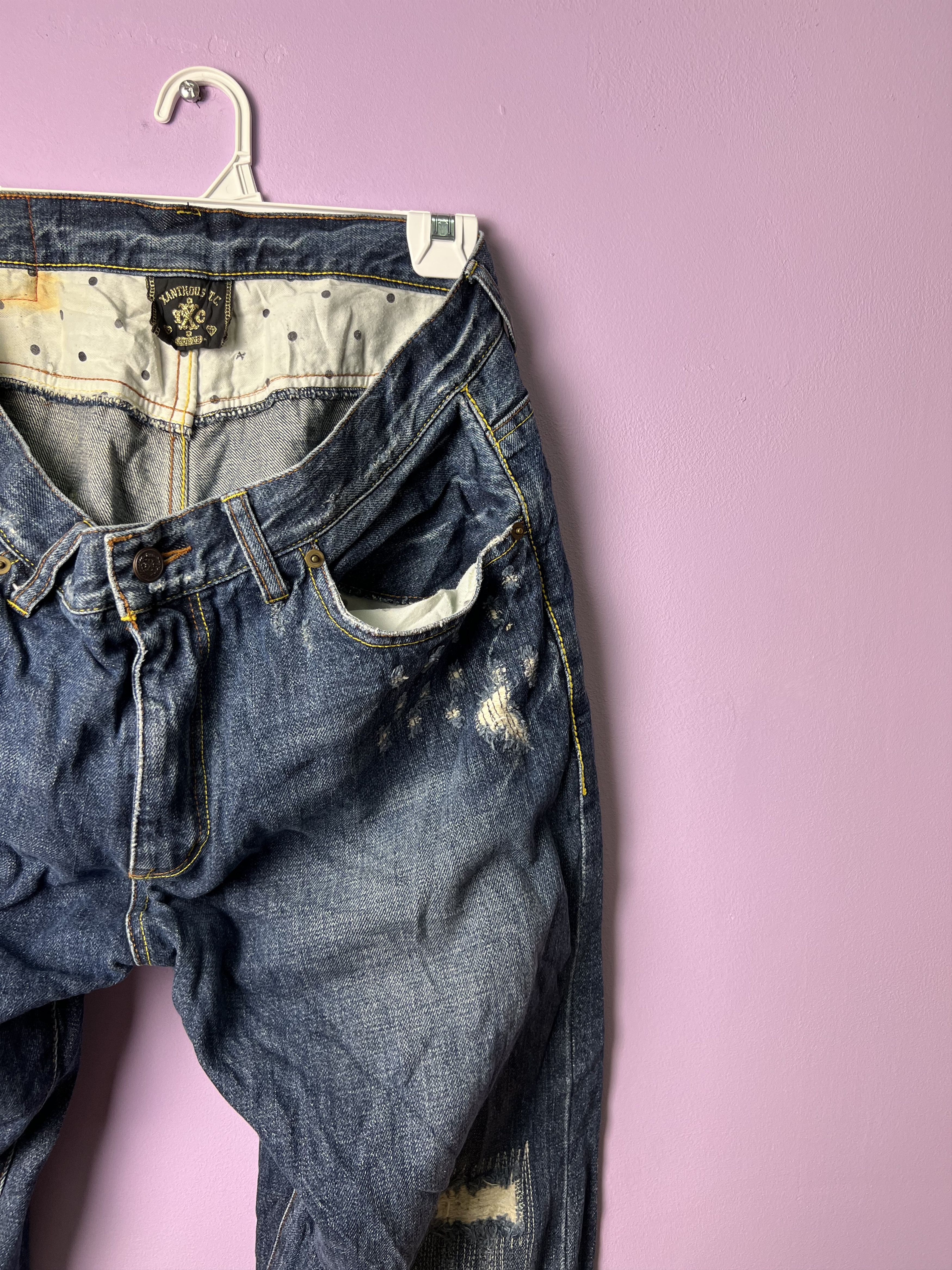 Other 🔥Xanthous Distressed Denim Size US 36 / EU 52 - 7 Thumbnail