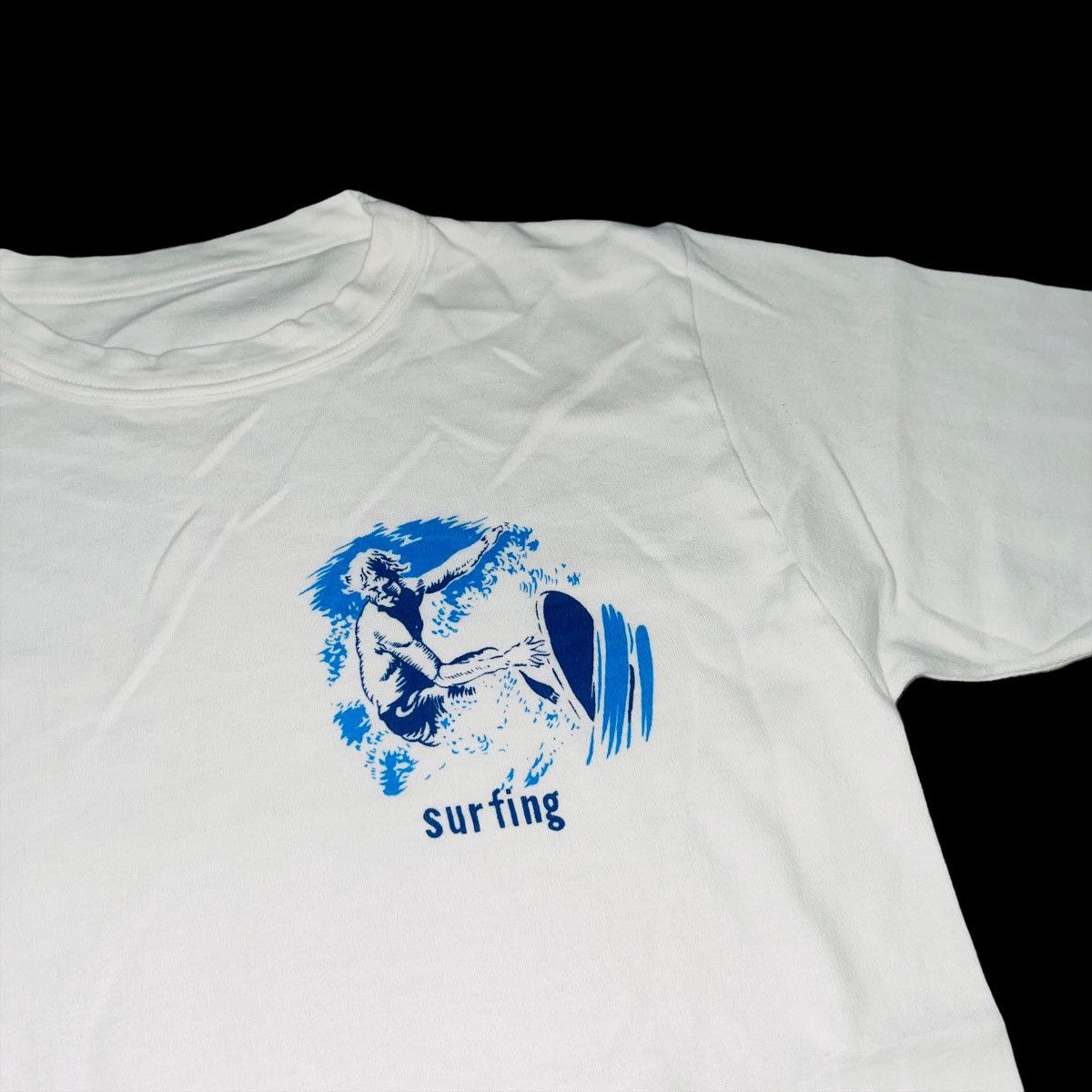 Vintage Vintage 90s Surfing T Shirt Size US S / EU 44-46 / 1 - 2 Thumbnail