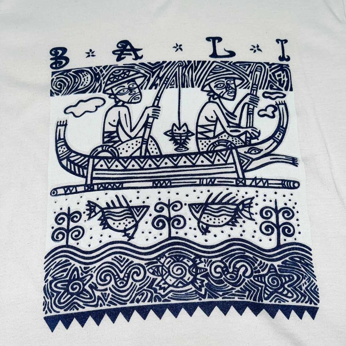 Art Comes First × Vintage Vintage Bali Native Art Tee Size US S / EU 44-46 / 1 - 2 Thumbnail