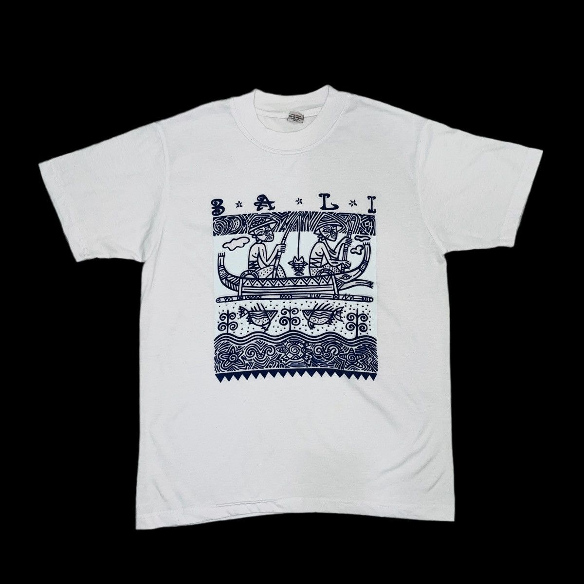Art Comes First × Vintage Vintage Bali Native Art Tee Size US S / EU 44-46 / 1 - 1 Thumbnail