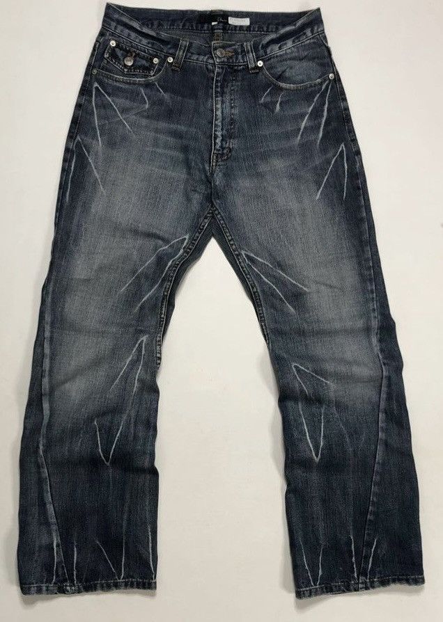 JAPANESE denim fading rare design