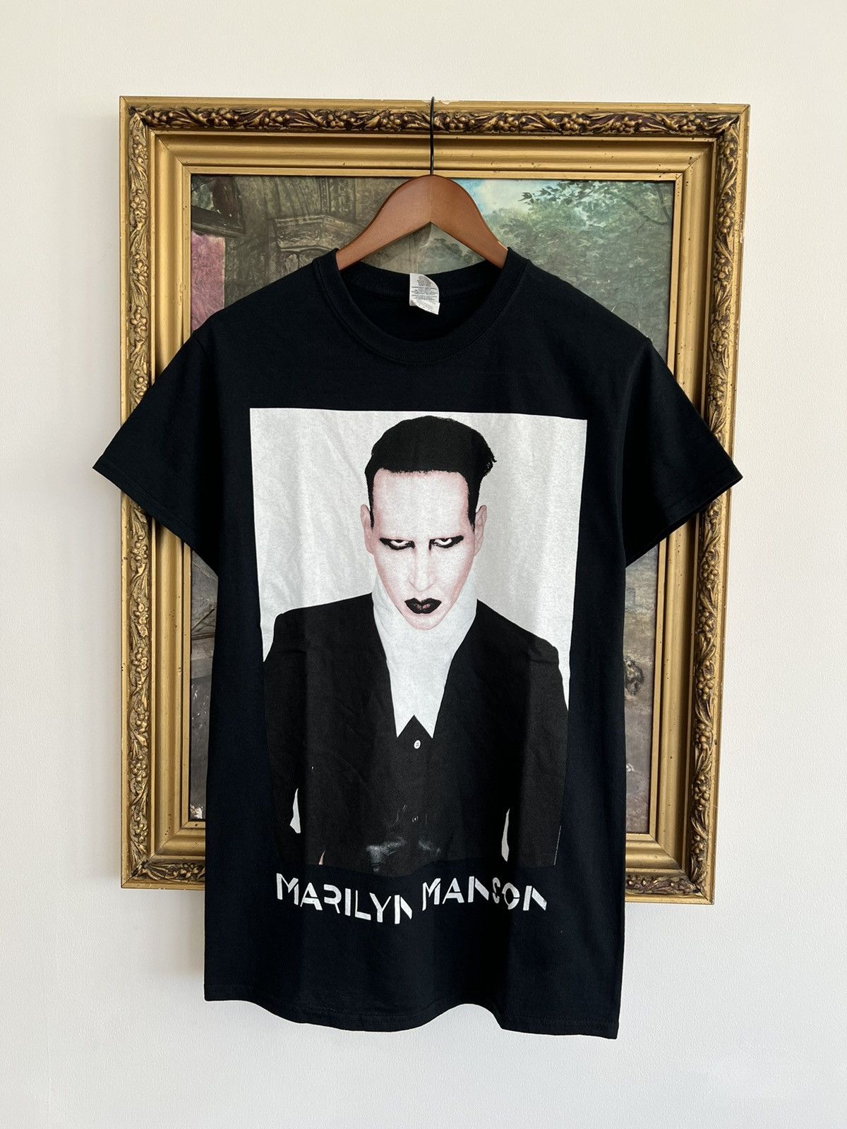 Band Tees Vintage 2000s Marilyn Manson Black Tee Size US S / EU 44-46 / 1 - 1 Thumbnail