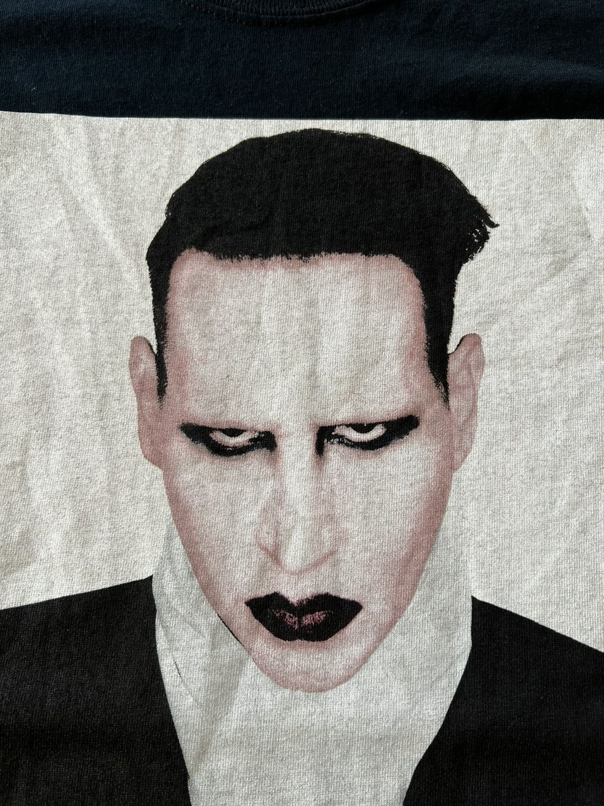 Band Tees Vintage 2000s Marilyn Manson Black Tee Size US S / EU 44-46 / 1 - 4 Thumbnail