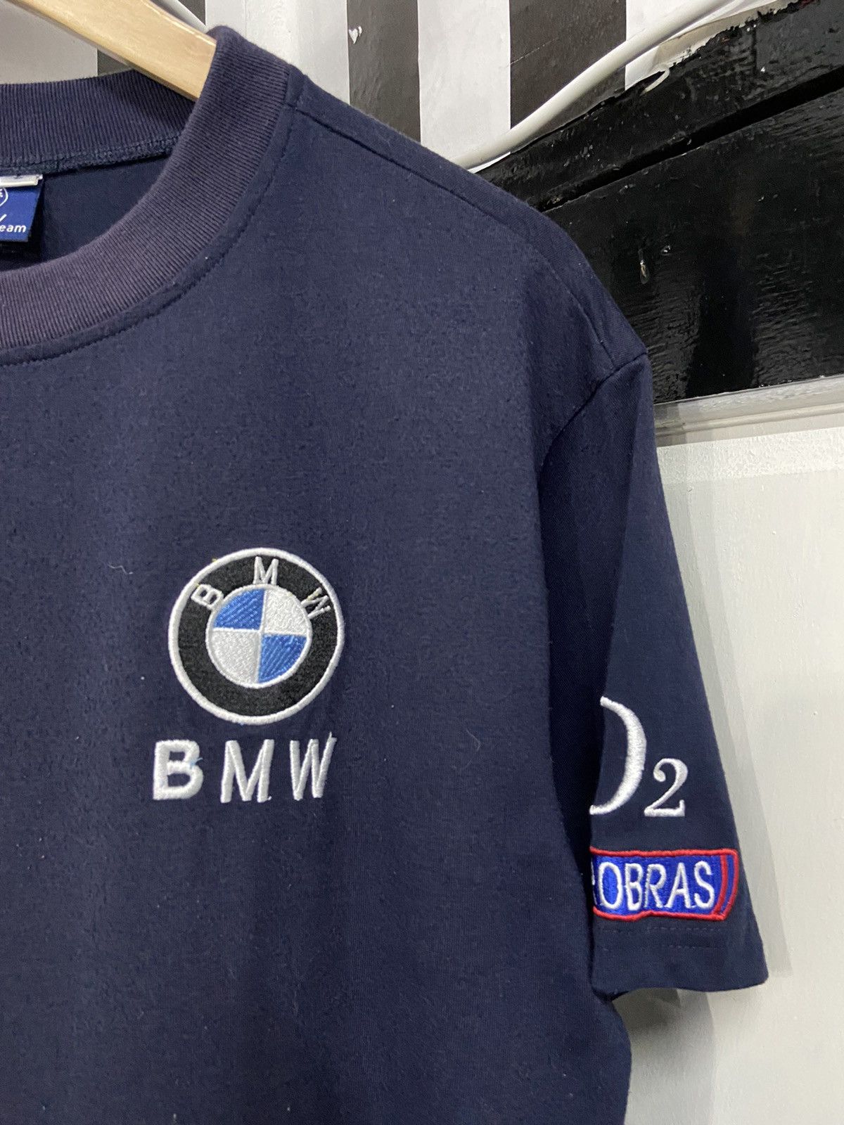 BMW Vintage 90’s BMW Williams F1 Team Embroidered Tshirt Size US M / EU 48-50 / 2 - 8 Thumbnail