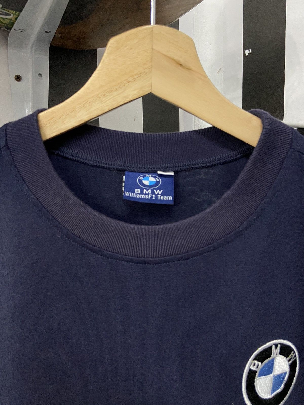 BMW Vintage 90’s BMW Williams F1 Team Embroidered Tshirt Size US M / EU 48-50 / 2 - 7 Thumbnail