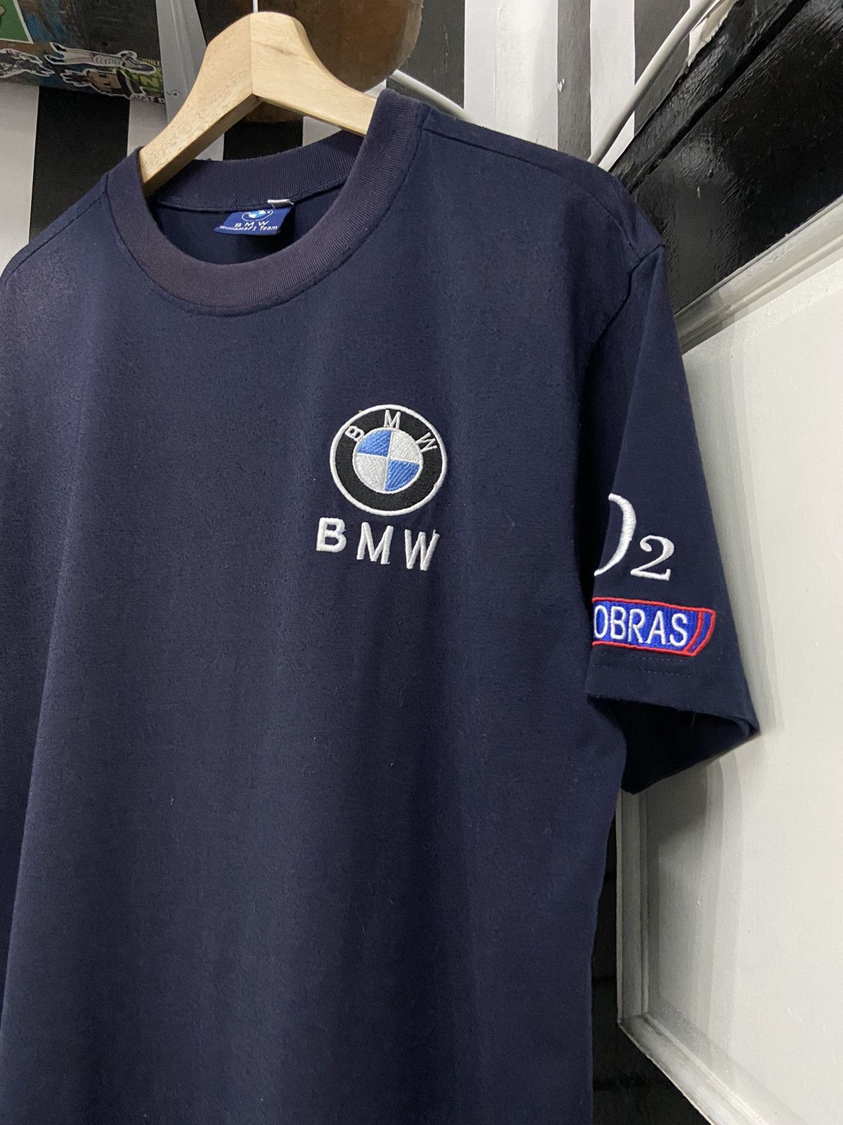 BMW Vintage 90’s BMW Williams F1 Team Embroidered Tshirt Size US M / EU 48-50 / 2 - 4 Thumbnail
