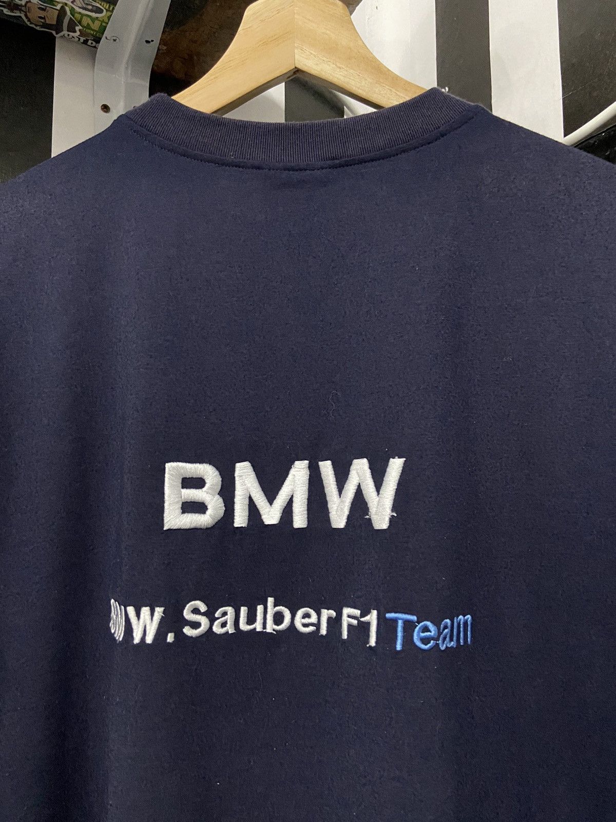 BMW Vintage 90’s BMW Williams F1 Team Embroidered Tshirt Size US M / EU 48-50 / 2 - 13 Thumbnail