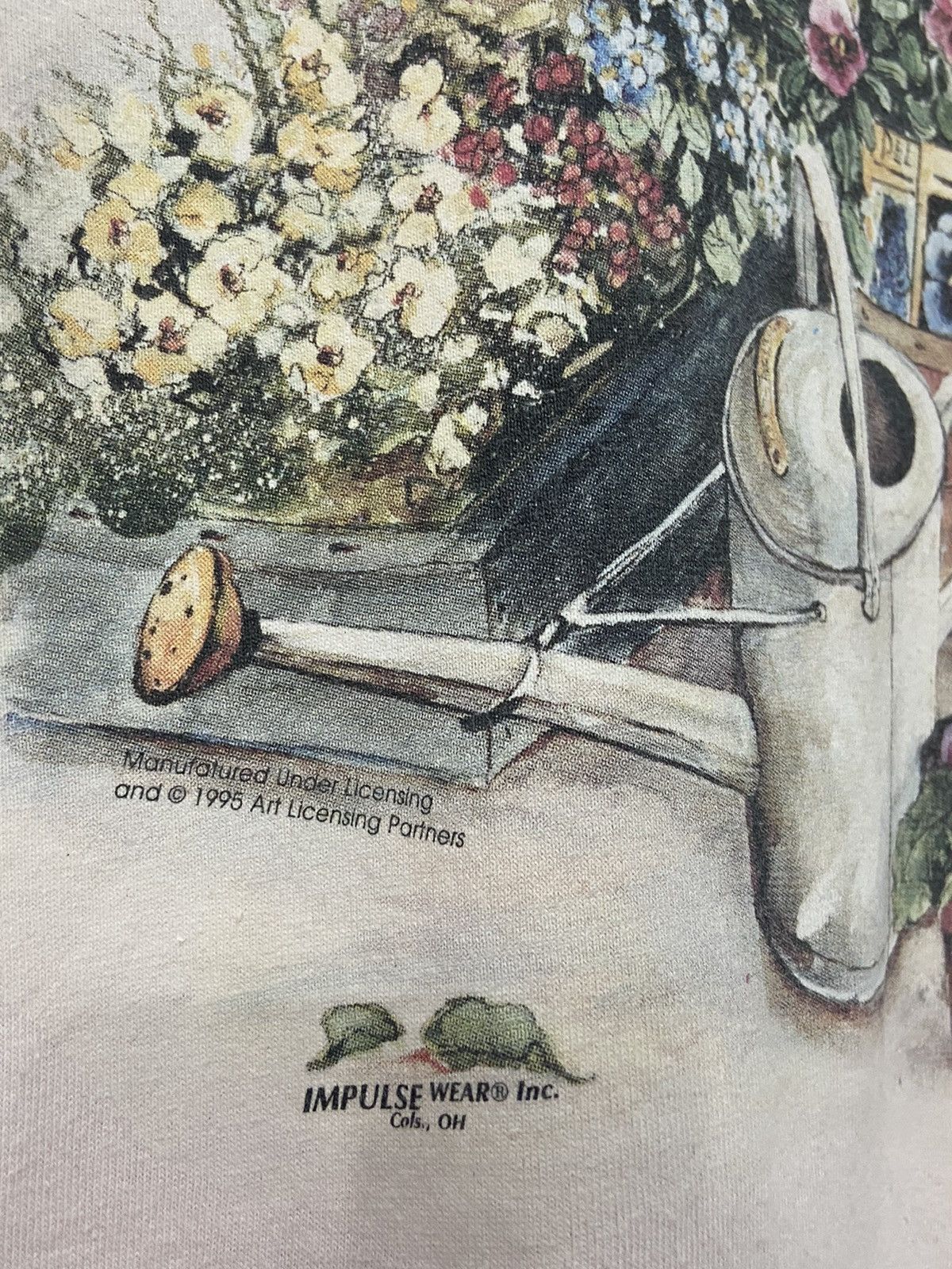 Vintage Vintage 90’s Fine Art Garden Flowers Inspired Claude Monet Size US M / EU 48-50 / 2 - 7 Thumbnail