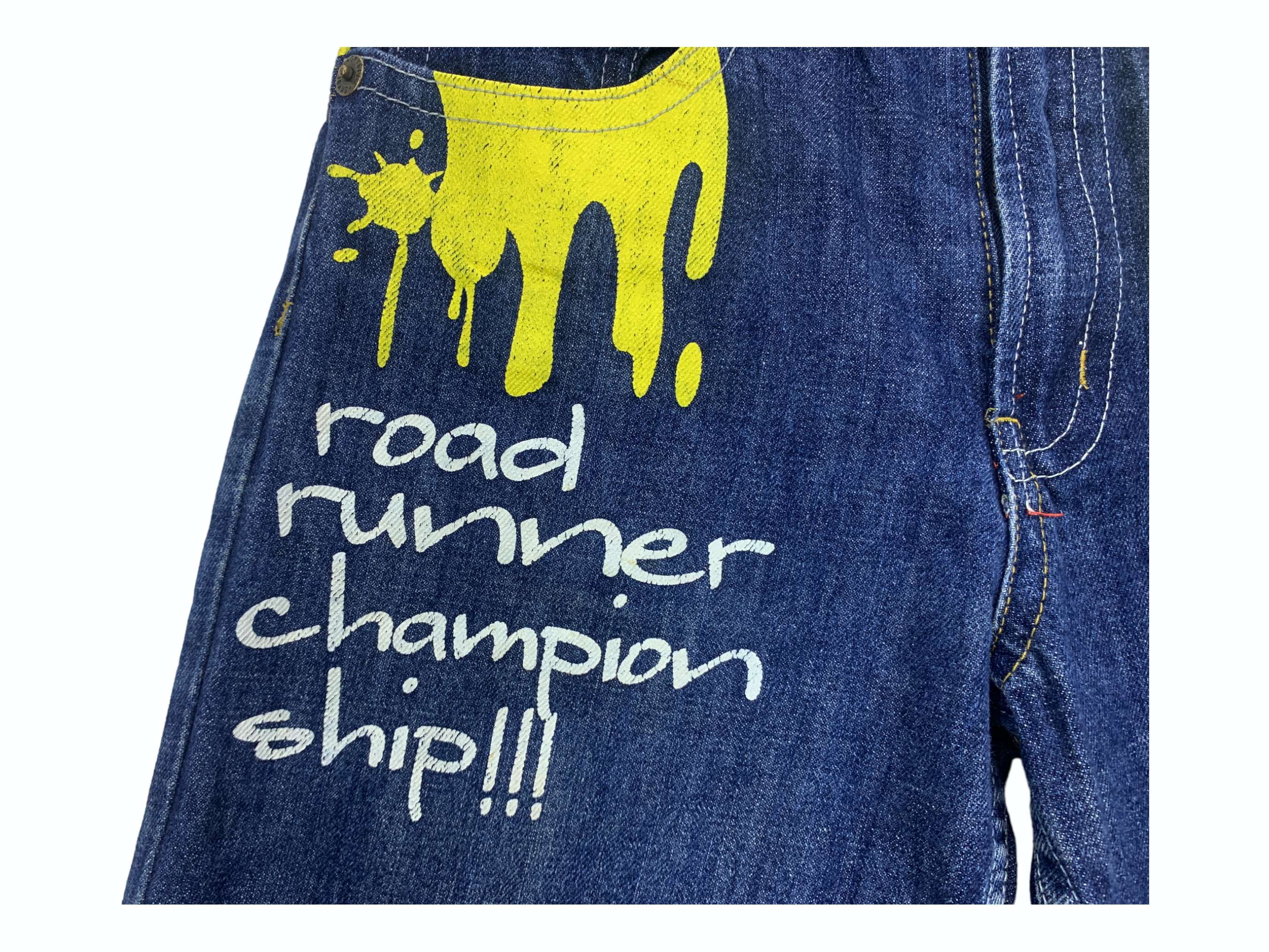 Japanese Brand Morpleq Jeans Big Spell Out Printed Punk Jeans Size US 30 / EU 46 - 12 Thumbnail