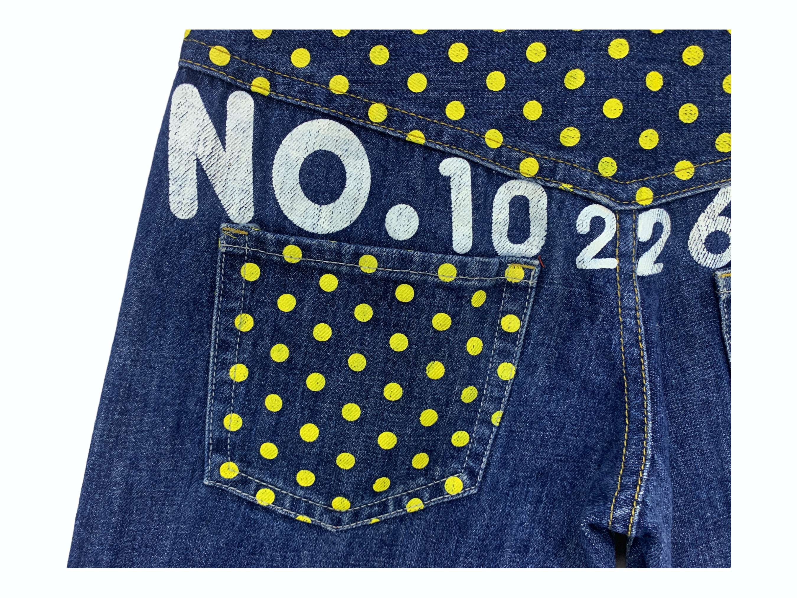 Japanese Brand Morpleq Jeans Big Spell Out Printed Punk Jeans Size US 30 / EU 46 - 10 Thumbnail