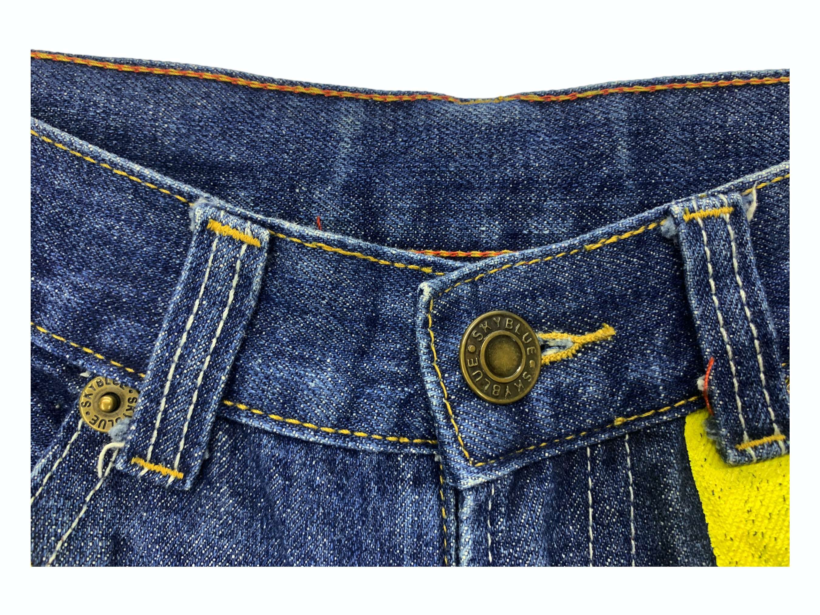 Japanese Brand Morpleq Jeans Big Spell Out Printed Punk Jeans Size US 30 / EU 46 - 9 Thumbnail