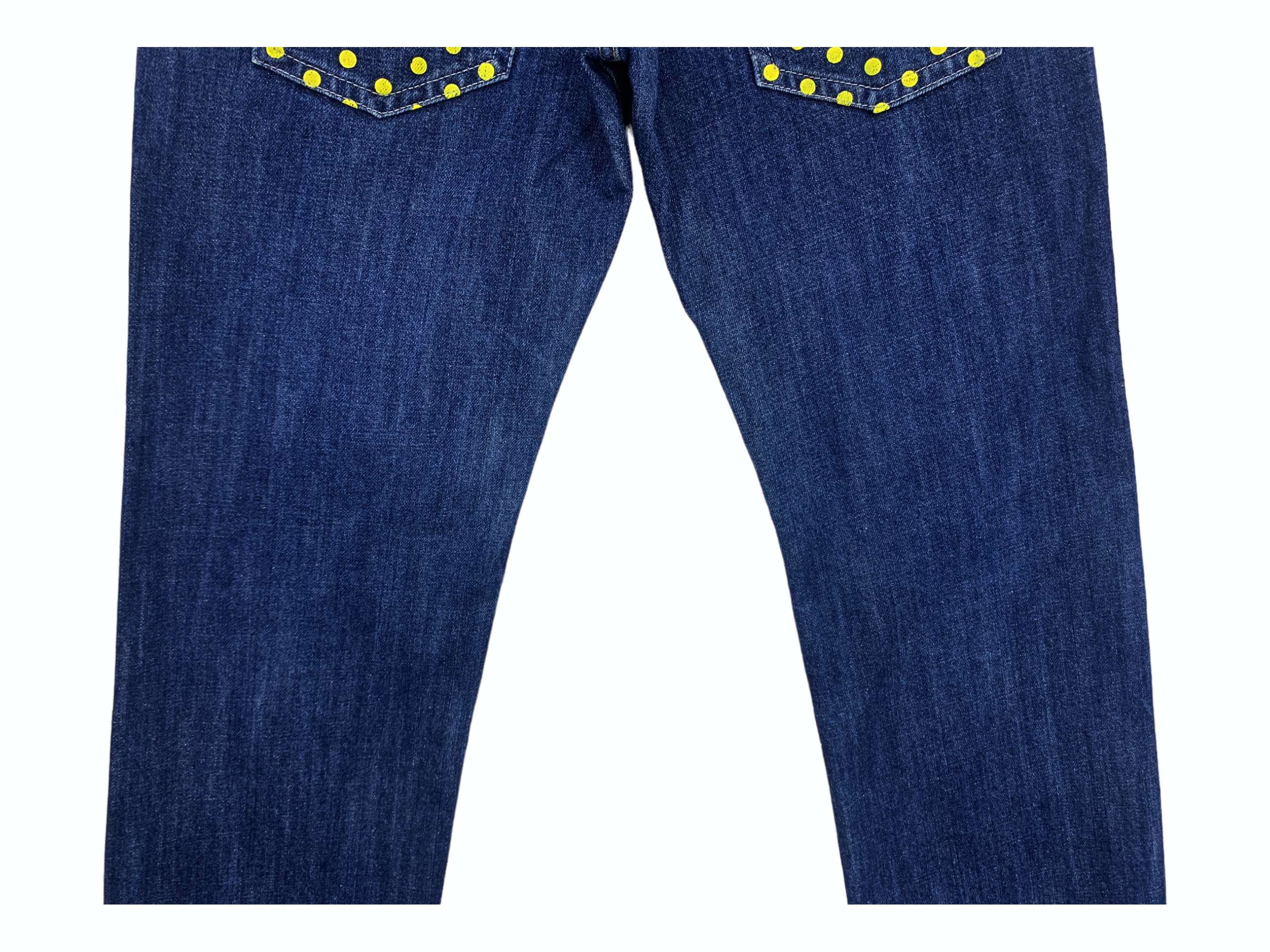 Japanese Brand Morpleq Jeans Big Spell Out Printed Punk Jeans Size US 30 / EU 46 - 7 Thumbnail