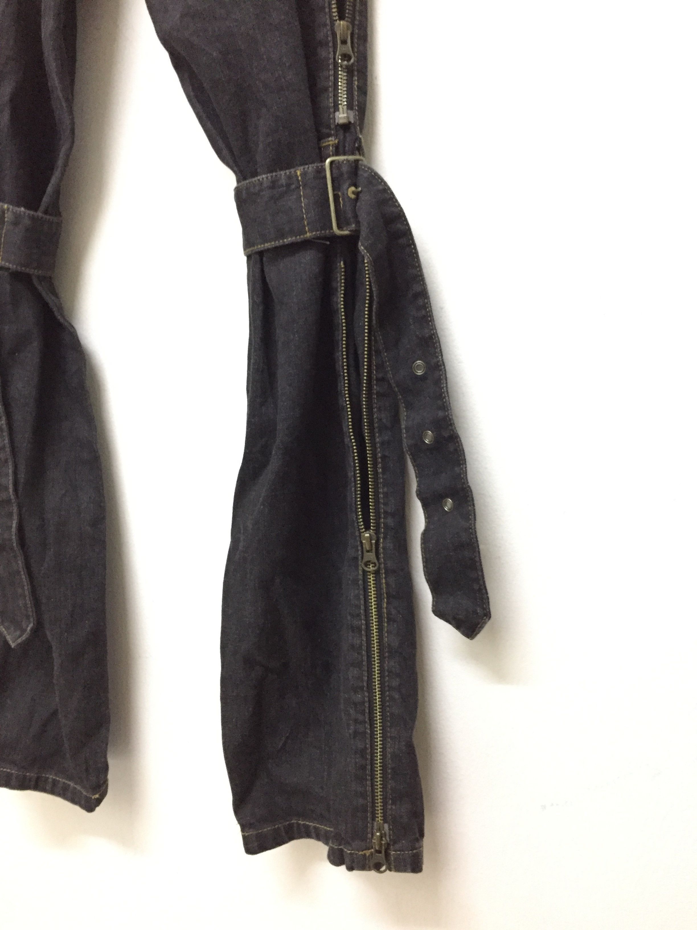 PPFM Multi zipper Bondage Strap adjustable leg denim Size US 33 - 5 Thumbnail