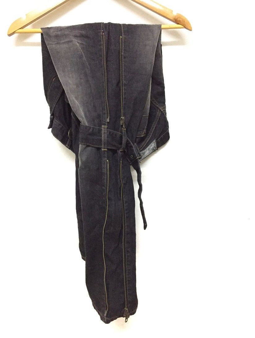PPFM Multi zipper Bondage Strap adjustable leg denim Size US 33 - 10 Thumbnail