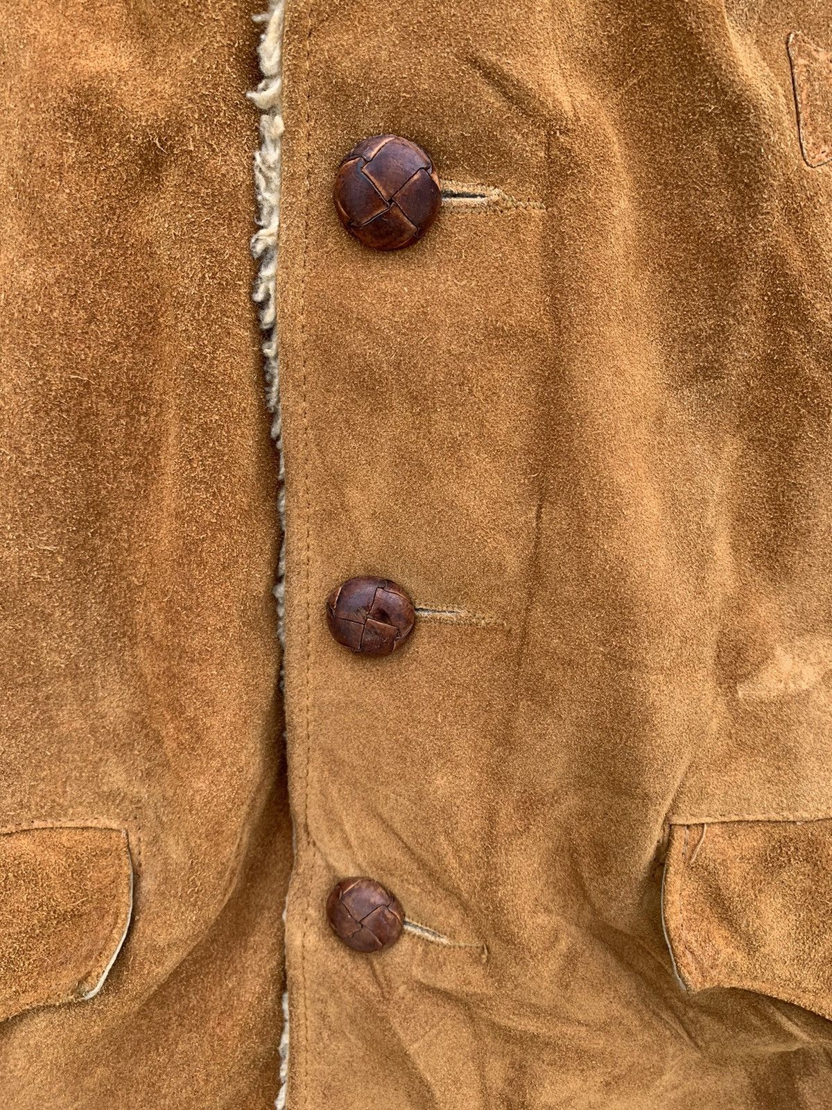 Genuine Leather Vintage 70’s Schott Western Sherpa Suede Leather Jacket Size US XS / EU 42 / 0 - 15 Thumbnail