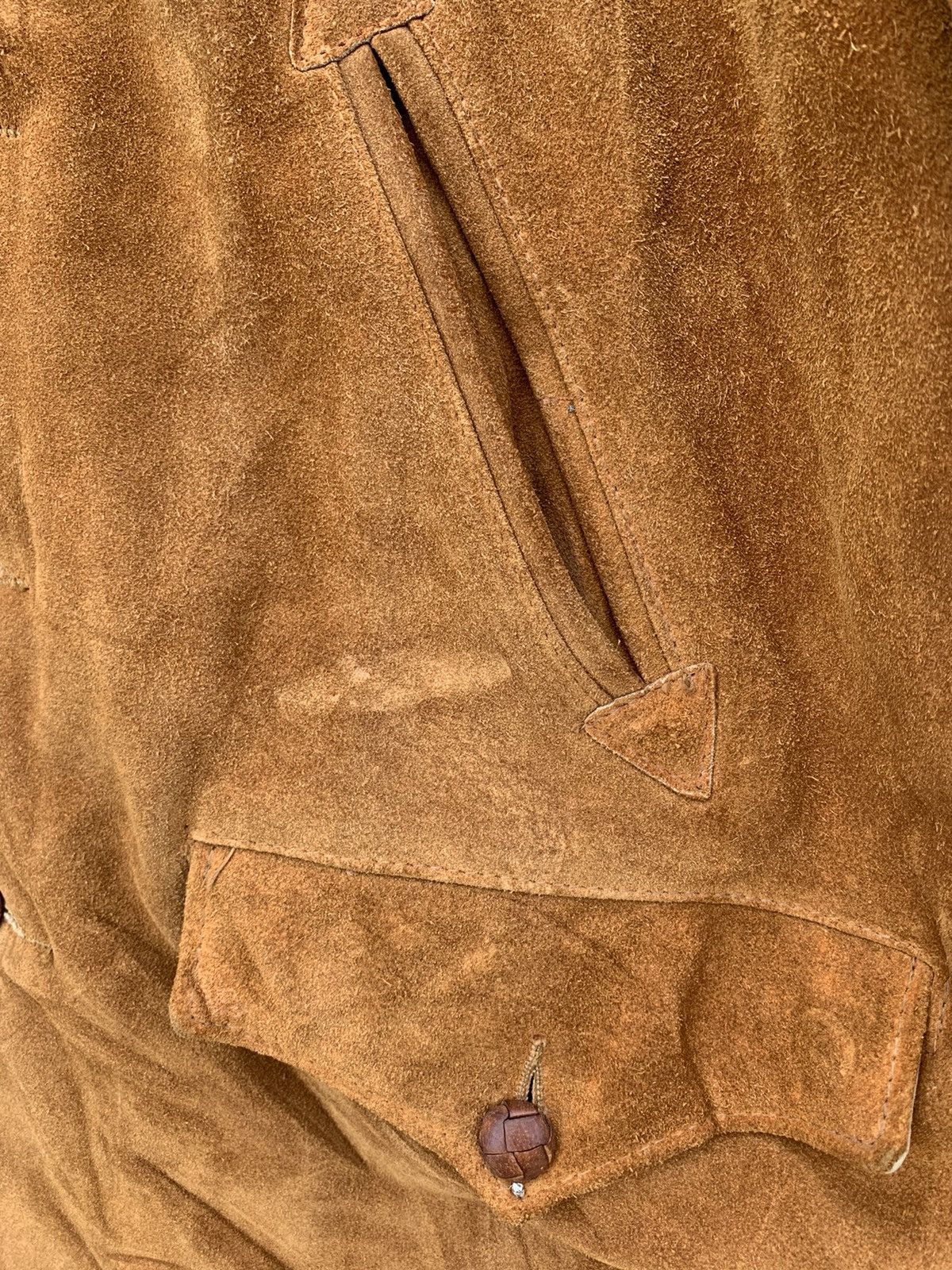 Genuine Leather Vintage 70’s Schott Western Sherpa Suede Leather Jacket Size US XS / EU 42 / 0 - 16 Thumbnail