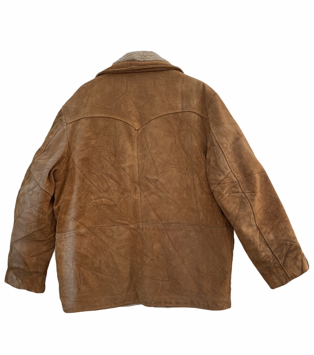 Genuine Leather Vintage 70’s Schott Western Sherpa Suede Leather Jacket Size US XS / EU 42 / 0 - 8 Thumbnail