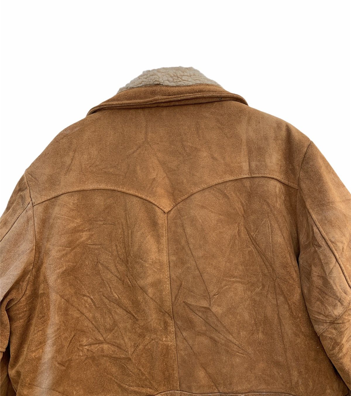Genuine Leather Vintage 70’s Schott Western Sherpa Suede Leather Jacket Size US XS / EU 42 / 0 - 9 Thumbnail