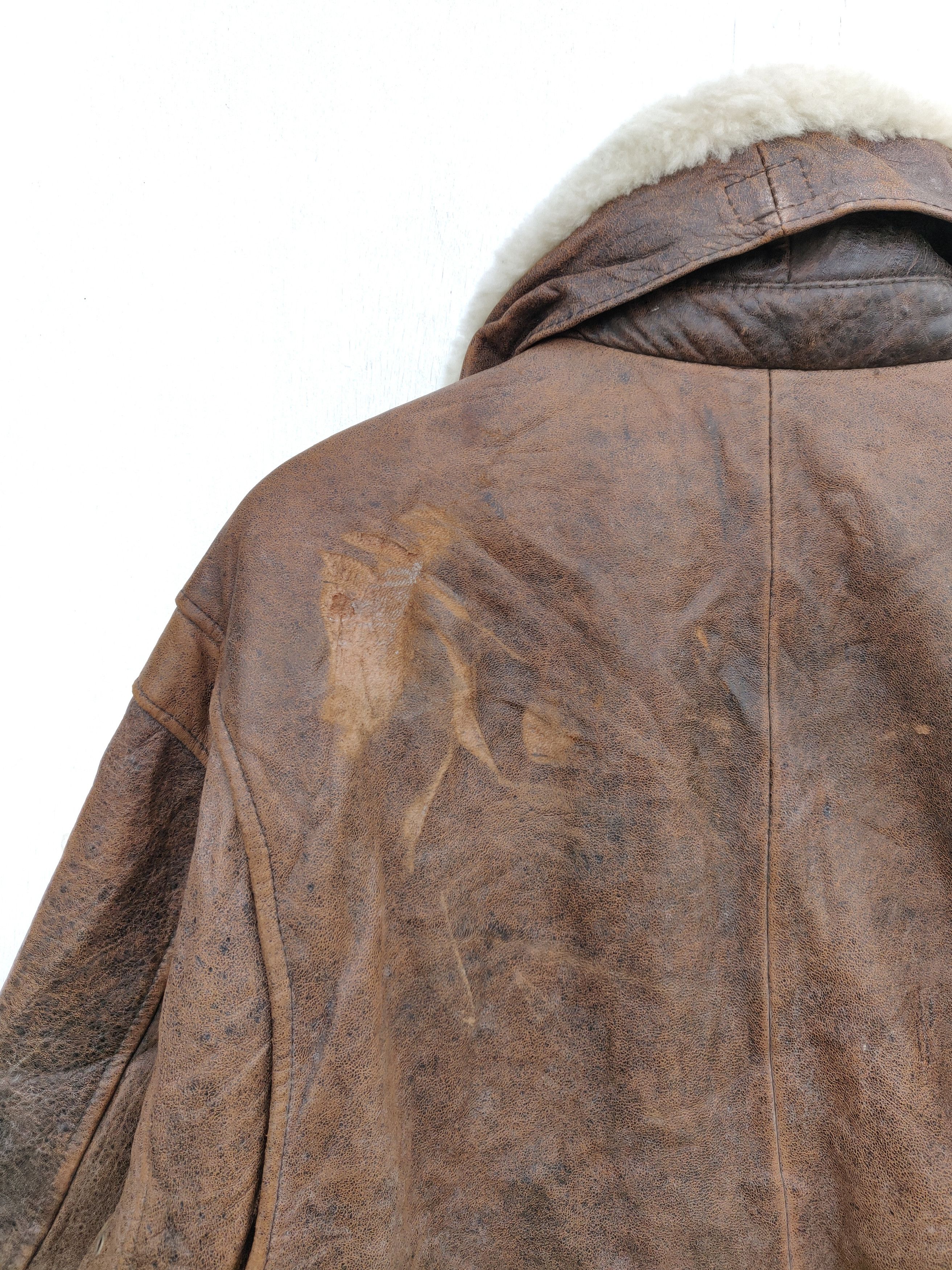 14th Addiction Vintage Leather Jacket Design Army Size US M / EU 48-50 / 2 - 12 Thumbnail